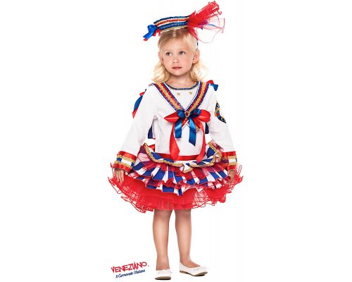 Costume di carnevale LADY MARINARETTA NEONATA